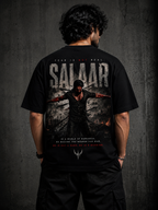SALAAR Premium Oversized Graphic T-Shirt – Black Edition